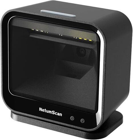 NetumScan Automatic 1D 2D Desktop Barcode Scanner, 1M CMOS Sensor Omnidirectional Hands-Free USB Barcode Reader for Warehouse, Supermarket, Retail Store, Bookstore Pos System Mall Business NS7060 in Kuwait