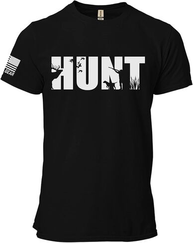 تي شيرت Gunner Gear Hunt ملابس صيد الغزلان للرجال هدايا ملابس الصياد in Saudi Arabia