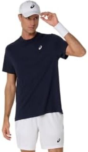 ASICS Men's Court Short Sleeve TOP Tennis Apparel in Saudi Arabia