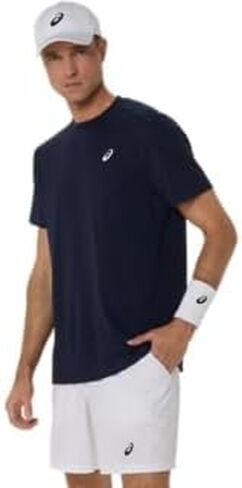 ASICS Men's Court Short Sleeve TOP Tennis Apparel in Saudi Arabia