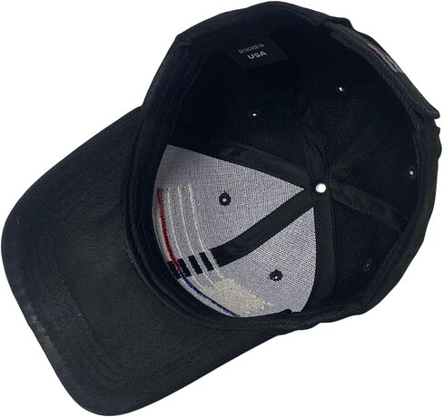 Patriotic Embroidered Blue Line Red Line Flag Baseball Cap – Adjustable Unisex First Responders Dad Hat in Saudi Arabia