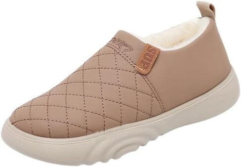Winter Women's Large-Size Thick and Warm Cotton Shoes with Anti-Slip Soles and Comfortable Warm Lining. Suitable for Walking and Exercise. in Saudi Arabia