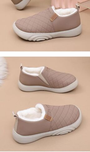Winter Women's Large-Size Thick and Warm Cotton Shoes with Anti-Slip Soles and Comfortable Warm Lining. Suitable for Walking and Exercise. in Saudi Arabia