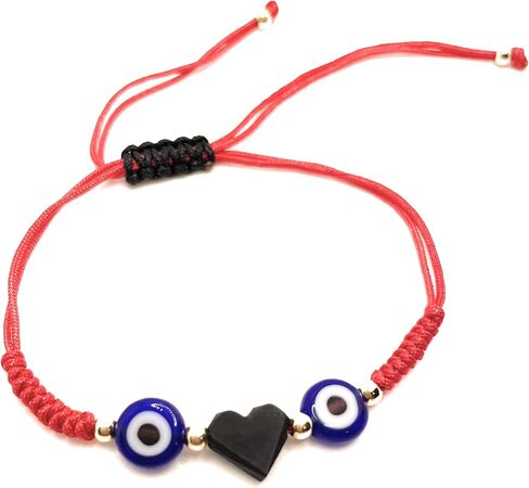 سوار سلسلة حمراء، سوار عين الشر، Pulsera para el Mal de Ojo، سوار قابل للتعديل، سوار حماية، مجوهرات عين الشر، مجوهرات نسائية، سوار Azabache، Azabache الحقيقي. in Kuwait