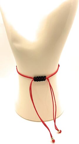 سوار سلسلة حمراء، سوار عين الشر، Pulsera para el Mal de Ojo، سوار قابل للتعديل، سوار حماية، مجوهرات عين الشر، مجوهرات نسائية، سوار Azabache، Azabache الحقيقي. in Kuwait