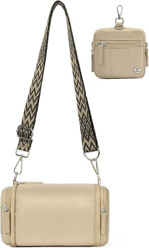 Telena 3-Way Folding Crossbody Bag - All-in-One Bag Expandable Coin Purse with RFID Protection for Travel in Saudi Arabia