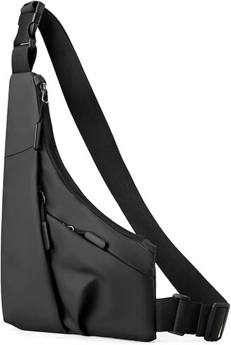 Small Crossbody Bag for Men, Tactical Inspired Water Waterproof Utility EDC Mini Crossbody Chest Bag for Travel Work Sport in Saudi Arabia
