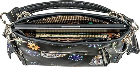 محفظة Briomhar Sugar Skull Goth للنساء - حقيبة يد مخفية ليوم الموتى in Kuwait