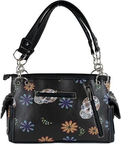 محفظة Briomhar Sugar Skull Goth للنساء - حقيبة يد مخفية ليوم الموتى in Kuwait