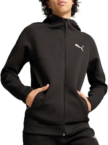 ملابس خارجية رياضية كاجوال للرجال من PUMA Evostripe - أسود in Kuwait