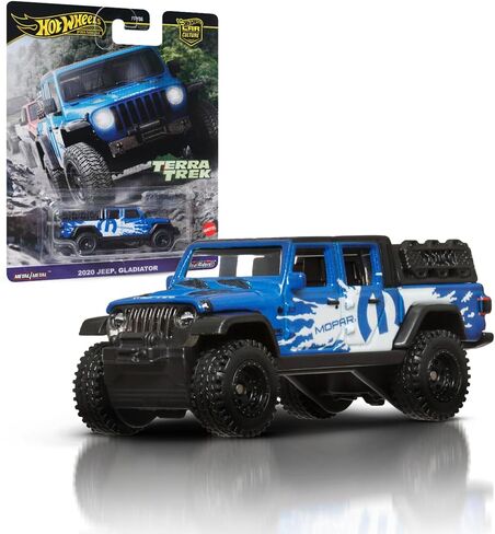 Hot Wheels Premium Car Culture Collectible Toy Car, 1:64 Scale Die-Cast Mitsubishi Pajero Evolution, Terra Trek Vehicle with Real Riders Tires ​​ (Pack of 2) in Saudi Arabia