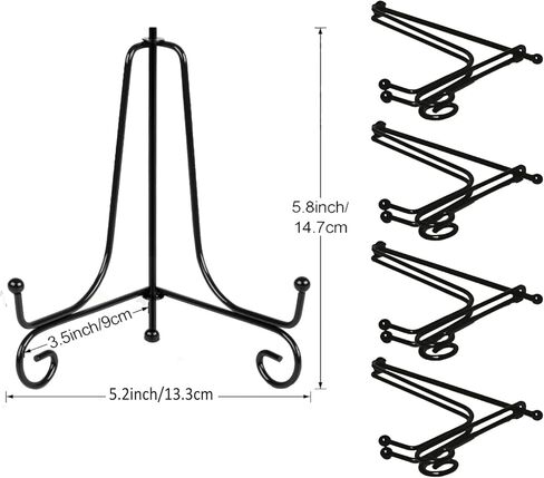 Plate Stands for Display Picture Frame Holder of Metal Small Easel Stand for Book in Saudi Arabia