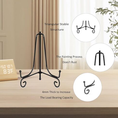 Plate Stands for Display Picture Frame Holder of Metal Small Easel Stand for Book in Saudi Arabia