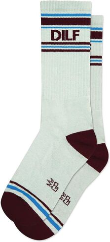 Gumball Poodle Novelty Gift Socks for Men, Women and Teens, Unisex Gym Crew Socks (Made in the USA) in Saudi Arabia
