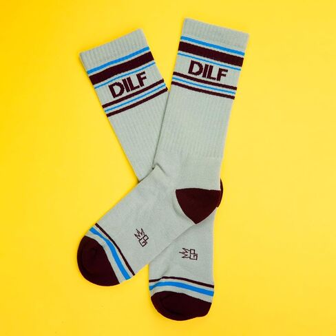 Gumball Poodle Novelty Gift Socks for Men, Women and Teens, Unisex Gym Crew Socks (Made in the USA) in Saudi Arabia