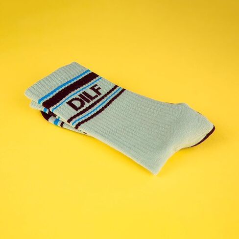 Gumball Poodle Novelty Gift Socks for Men, Women and Teens, Unisex Gym Crew Socks (Made in the USA) in Saudi Arabia