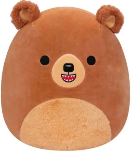 Squishmallows Stokely The Bear Plush, 16 Inch, Soft Brown Stuffed Animal, Cuddly Character Pillow in Saudi Arabia