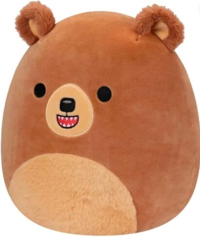 Squishmallows Stokely The Bear Plush, 16 Inch, Soft Brown Stuffed Animal, Cuddly Character Pillow in Saudi Arabia