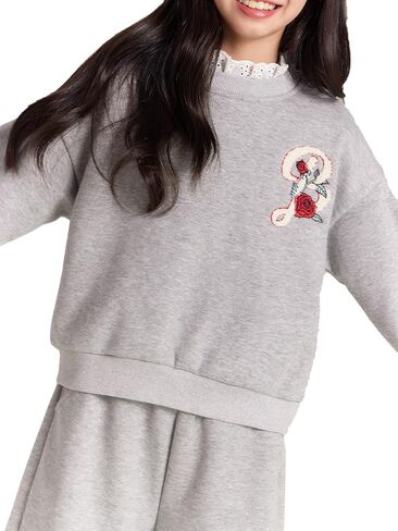 Girls sweater 2 Piece Outfits Fashion Long Sleeve Pullover and Pants 6-16years in Saudi Arabia