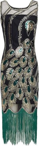 BABEYOND 1920s Dresses for Women - Great Gatsby Dress Set for Women with Dress Accessories Set in Saudi Arabia