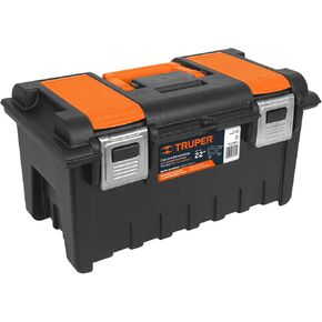 plastic box 22 'c/compartments orange metallic brooch in Saudi Arabia