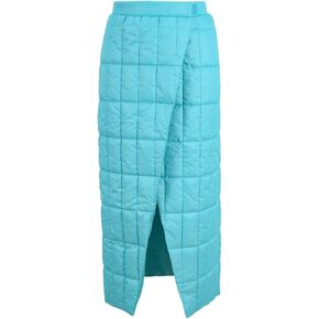 تنانير نسائية شتوية عالية الخصر مبطنة منتفخة ميدي ملفوفة بفتحة in Kuwait