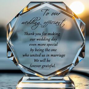 Wedding Officiant Statues - Thank You Gift for Making Our Wedding Day Special in Saudi Arabia