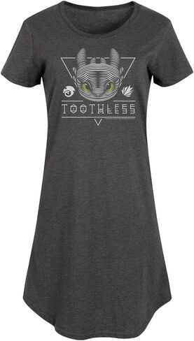 How to Train Your Dragon - Toothless Line Art - Women's Any Way Dress in Saudi Arabia