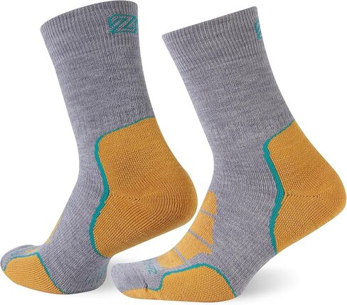 ZEAL WOOD Merino Wool Crew Hiking Socks for Women And Men with Full Cushion Moisture Wicking Walking Work Boot Socks in Saudi Arabia