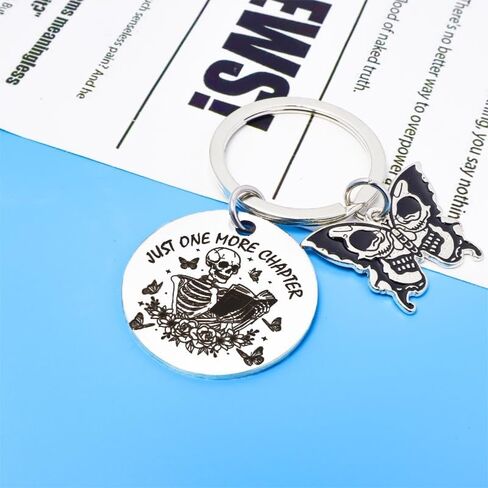 هدايا عشاق الكتب، سلسلة المفاتيح القوطي، سلسلة مفاتيح واحدة فقط، سلسلة مفاتيح للقراءة، نادي الكتب، هدية للقراء، الأصدقاء، هدايا القوطي للنساء، عيد الهالوين، هدية عيد الميلاد in Kuwait