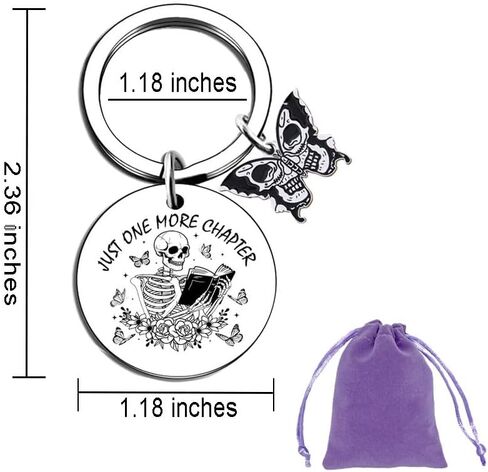 هدايا عشاق الكتب، سلسلة المفاتيح القوطي، سلسلة مفاتيح واحدة فقط، سلسلة مفاتيح للقراءة، نادي الكتب، هدية للقراء، الأصدقاء، هدايا القوطي للنساء، عيد الهالوين، هدية عيد الميلاد in Kuwait