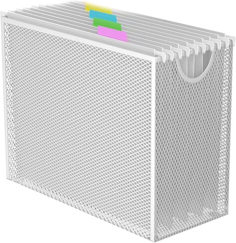 Sinboun Hanging File Filemister -Size -Size Holder Filder Consers Consers Consers Consers 5 Bolders - Meth Mesh Magazine Letter Cabinets File for Office Home School ، لا يوجد تجميع مطلوب in Kuwait