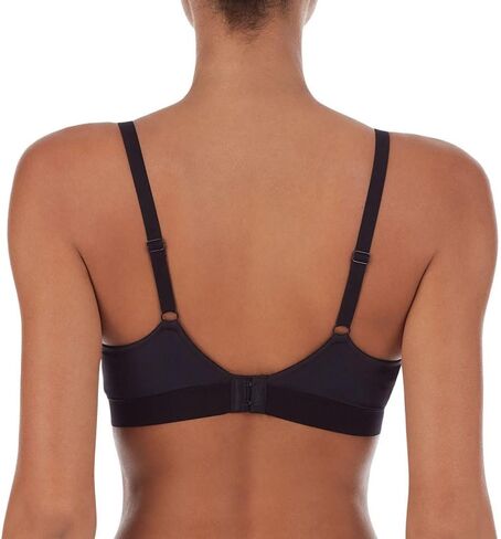 DKNY Ladies 2 Pack Wireless Microfiber Plunge Bra (as1, Alpha, x_l, Regular, Regular, Standard, Black/Ballerina, XL) in Saudi Arabia