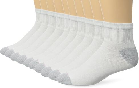 Hanes Men's 12 Pack Ankle Socks - White - 10-13 in Saudi Arabia