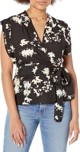 Womens Ashlene Top in Caviar Multi in Saudi Arabia