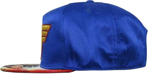 DC Comics Wonder Woman Satin Snapback Baseball Hat Blue in Saudi Arabia