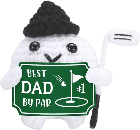 Golf Gifts for Dad Valentines Gifts for Him Men Husband Crochet Golf Ball Accessories for Men Papa Fathers Day Presents Golfs Gift for Mens Golfers New Daddy Birthday Gift from Daughter Best Dad Ever in Saudi Arabia