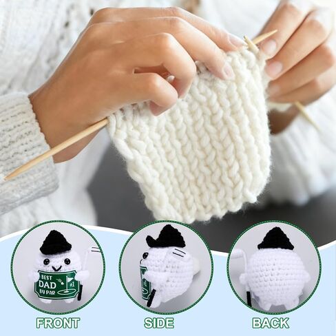 Golf Gifts for Dad Valentines Gifts for Him Men Husband Crochet Golf Ball Accessories for Men Papa Fathers Day Presents Golfs Gift for Mens Golfers New Daddy Birthday Gift from Daughter Best Dad Ever in Saudi Arabia
