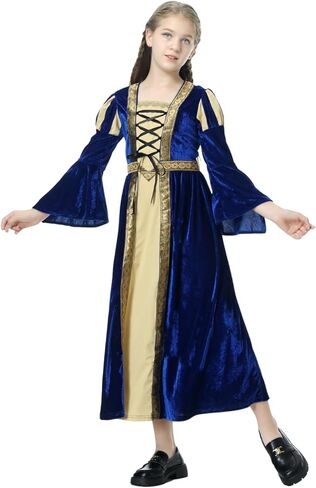 Medieval Renaissance Costume Girls Princess Fairy Custom Dress Party Cosplay in Saudi Arabia
