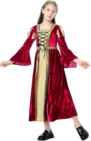 Medieval Renaissance Costume Girls Princess Fairy Custom Dress Party Cosplay in Saudi Arabia