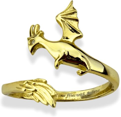 FOURTH WING Andarna Dragon Wing Adjustable Ring Rebecca Yarros Stackable Statement Midi Circlet Licensed Merch in Kuwait