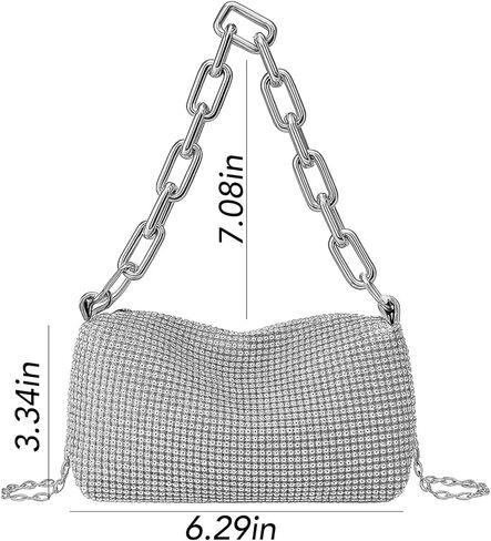 Shoulder Bag for Women,Evening Crossbody Tote Handbag for Women Party Wedding Shopping Traveling Bag Wallet Purse in Saudi Arabia