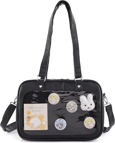 TTCAYU Ita حقيبة Crossbody kawaii دبوس عرض حقيبة مع إدراج Ita حقيبة ساع حقيبة يد يابانية الكتف JK محفظة لفتاة in Kuwait