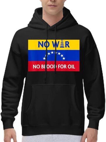 Nacilerto Hands Off Venezuela I Stand With Venezuela Support Venezuelas Hoodie,Polyester Fleece,Pullover Hooded Sweatshirt in Saudi Arabia