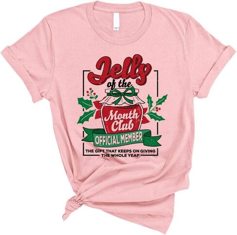 قميص TeesAndTankYou Jelly of The Month Club Christmas للجنسين in Kuwait