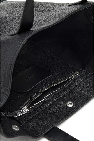 AllSaints Yuto Leather Tote, Black in Saudi Arabia