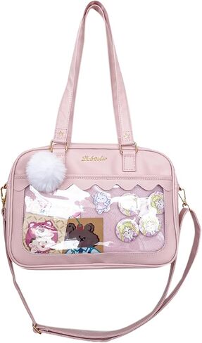 TTCAYU Ita حقيبة Crossbody kawaii دبوس عرض حقيبة مع إدراج Ita حقيبة ساع حقيبة يد يابانية الكتف JK محفظة لفتاة in Kuwait