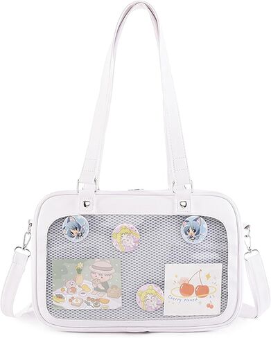 TTCAYU Ita حقيبة Crossbody kawaii دبوس عرض حقيبة مع إدراج Ita حقيبة ساع حقيبة يد يابانية الكتف JK محفظة لفتاة in Kuwait