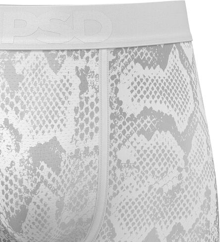PSD Men's Silver Snake Boxer Brief, Multi, XL in Saudi Arabia