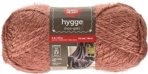 Red Heart Latte Hygge Yarn 8oz in Saudi Arabia